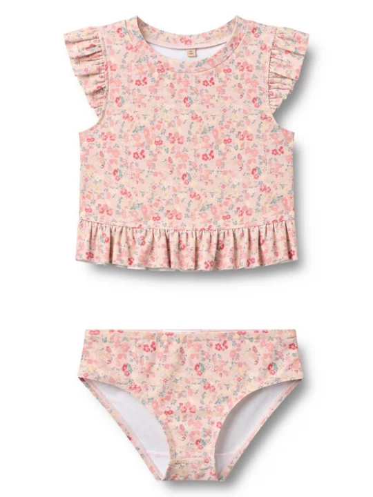 Foto van product WHEAT Bikini 'Alma' crème / mintgroen / abrikoos / koraal