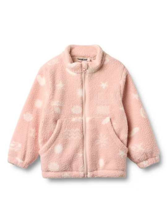 Foto van product WHEAT Fleece jas 'Helge' rosa / pastelroze