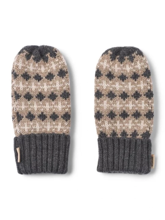 Foto van product WHEAT Handschoenen 'Haansi' mokka / donkergrijs