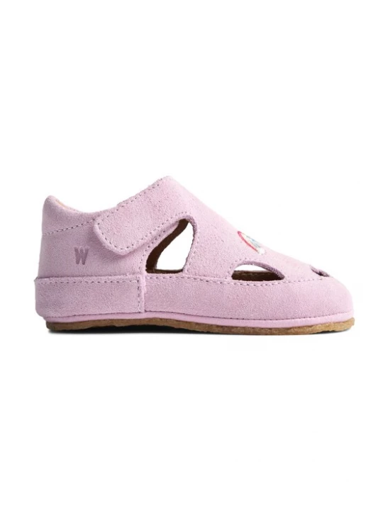 Foto van product WHEAT Huisschoenen 'Pax' lichtblauw / pasteelgeel / pruim / pink