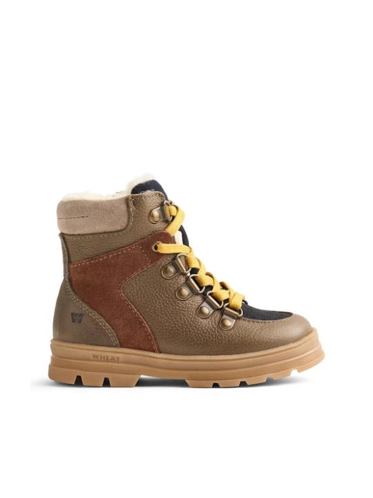 Foto van product WHEAT Laarzen 'Toni Hiker Tex' roestbruin / olijfgroen