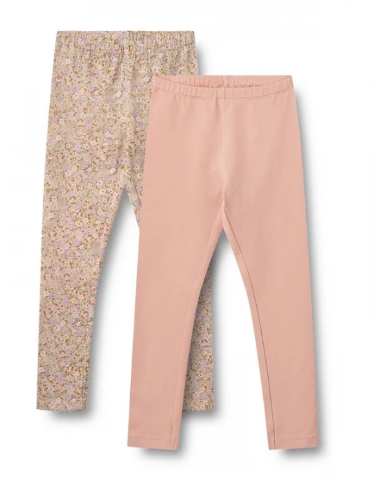 Foto van product WHEAT Leggings 'Jules' olijfgroen / lavendel / poederroze / wit
