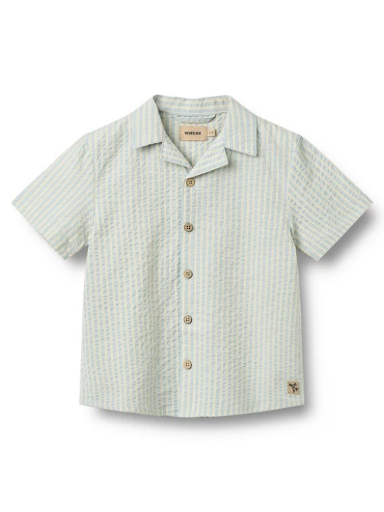 Foto van product WHEAT Shirt beige / lichtblauw