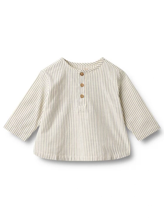 Foto van product WHEAT Shirt 'Bjørk' beige / donkerblauw