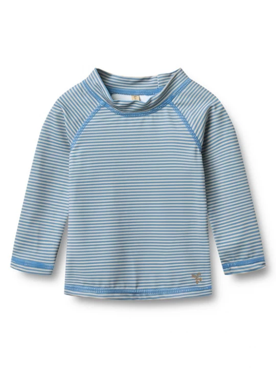 Foto van product WHEAT Shirt 'Dilan' crème / lichtblauw