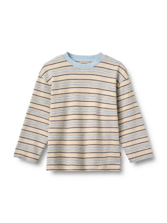 Foto van product WHEAT Shirt 'Johan' lichtblauw / lichtgeel