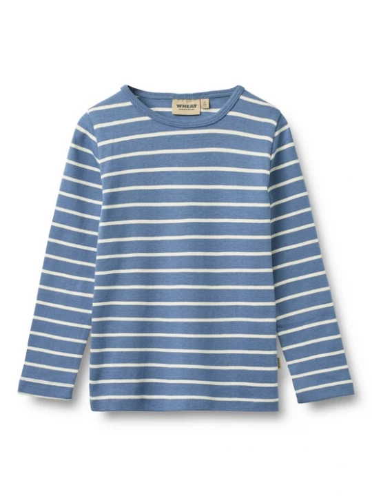 Foto van product WHEAT Shirt 'Stig' saffier / wit