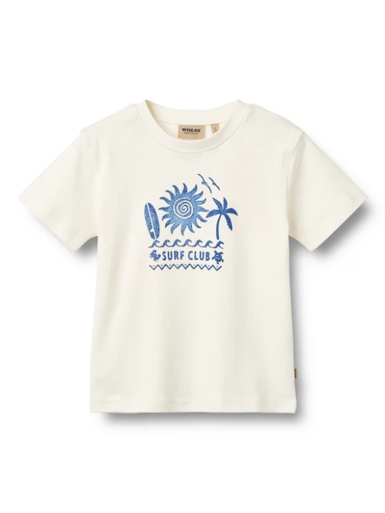 Foto van product WHEAT Shirt 'Vildfred' ecru / blauw