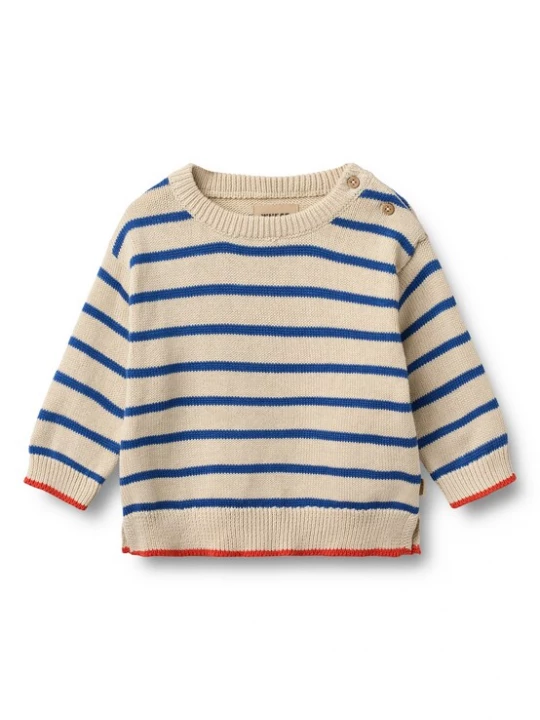 Foto van product WHEAT Trui 'Morgan' beige / navy