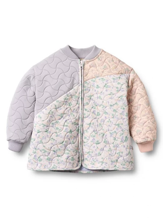 Foto van product WHEAT Tussenjas 'Helmao' lichtblauw / mintgroen / pastellila / pasteloranje