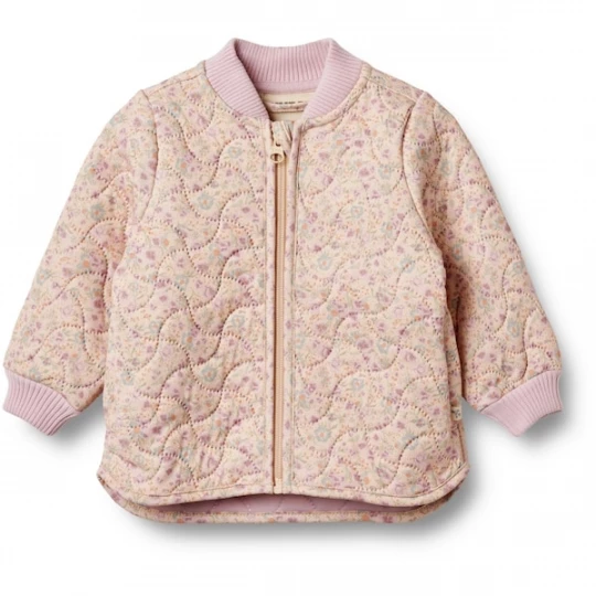 Foto van product WHEAT Tussenjas 'Loui' pastelgroen / oranje / rosa / rosé