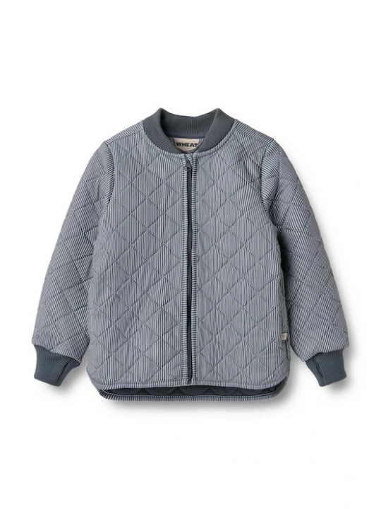 Foto van product WHEAT Tussenjas 'Loui' smoky blue / wit