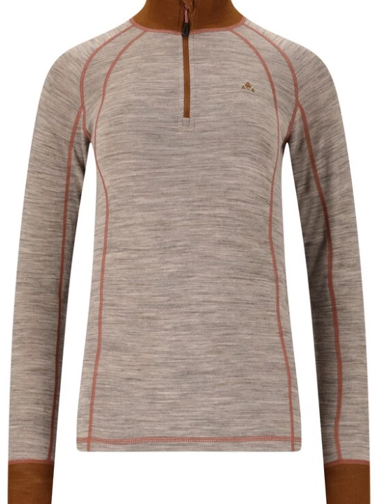 Foto van product Whistler Functioneel shirt 'Candee' karamel / grijs gemêleerd