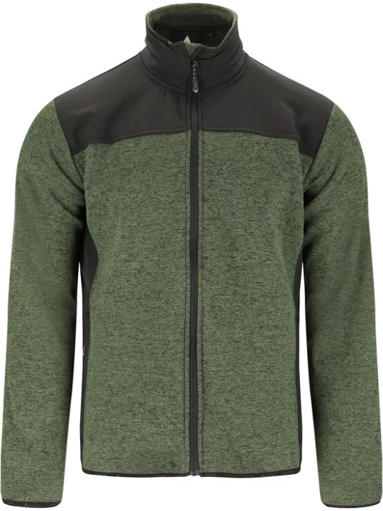 Foto van product Whistler Funktionele fleece-jas 'Farmer' donkergroen / zwart