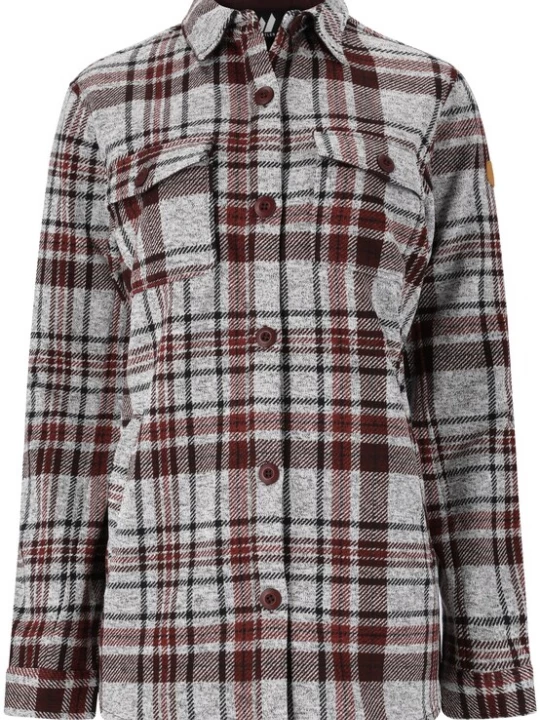 Foto van product Whistler Multifunctionele blouse grijs gemêleerd / donkerrood / zwart