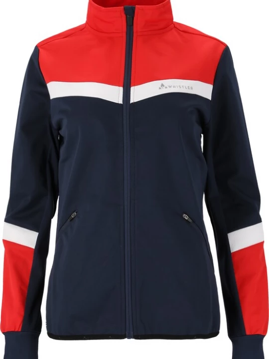 Foto van product Whistler Sportief sweatvest 'Linar' donkerblauw / rood