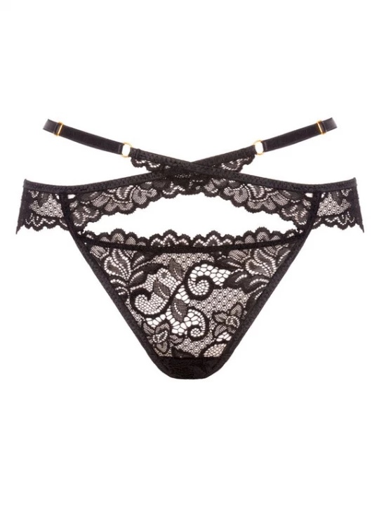 Foto van product WHITE RVBBIT String 'Messy Love' zwart