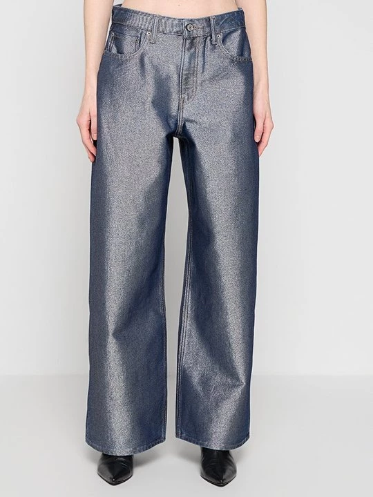Foto van product Wide leg Abercrombie & Fitch donkerblauw