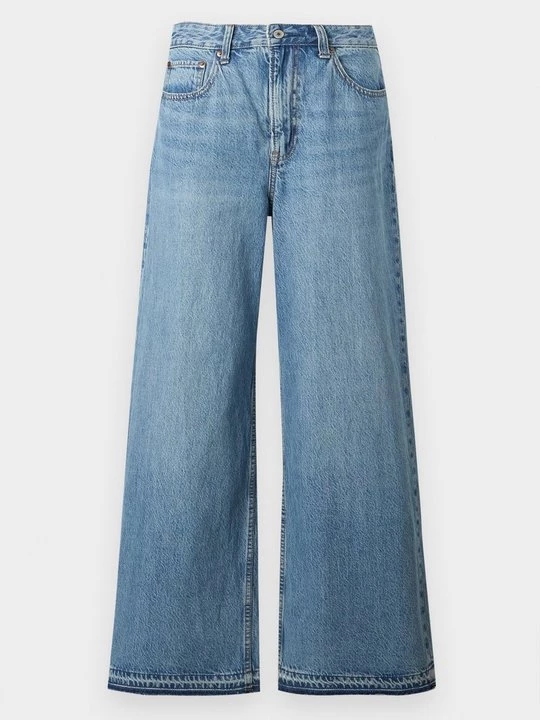 Foto van product Wide leg Abercrombie & Fitch lichtblauw denim