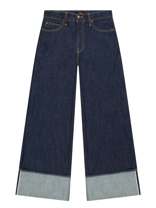 Foto van product Wide leg Lee donkerblauw denim