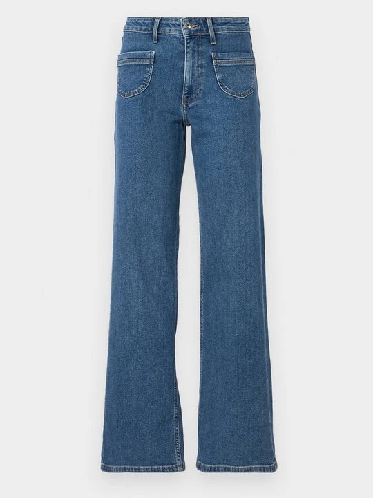 Foto van product Wide leg Only donkerblauw denim