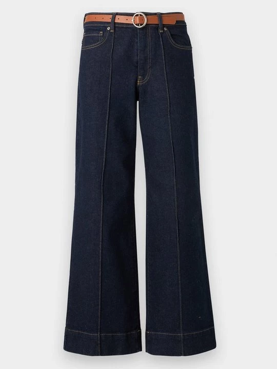 Foto van product Wide leg Only donkerblauw denim