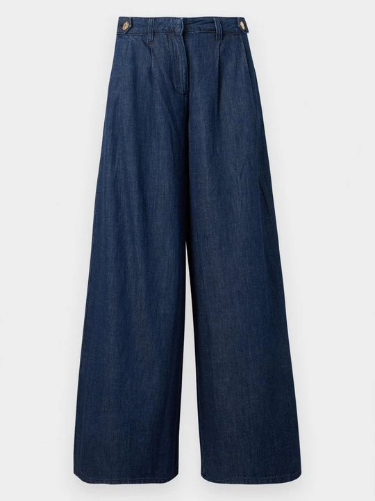 Foto van product Wide leg Only donkerblauw denim
