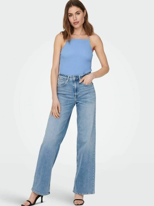 Foto van product Wide leg Only lichtblauw denim