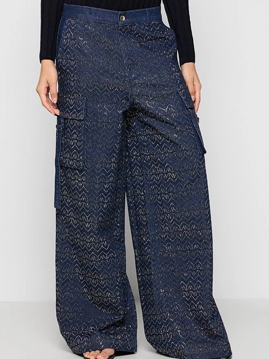 Foto van product Wide leg Patrizia Pepe zilverkleurig