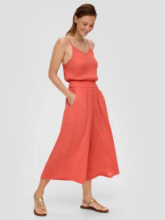 Foto van product Wide leg strand-jumpsuit van zuivere viscose s.Oliver