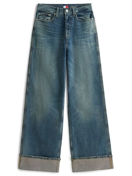 Foto van product Wide leg Tommy Jeans donkerblauw denim