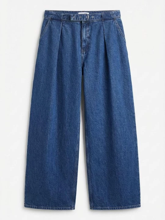 Foto van product Wide leg Topshop donkerblauw denim