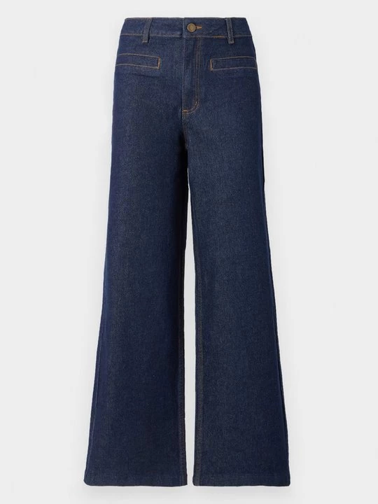 Foto van product Wide leg Vila donkerblauw denim