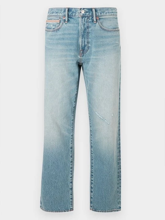 Foto van product Wijde jeans Abercrombie & Fitch lichtblauw denim