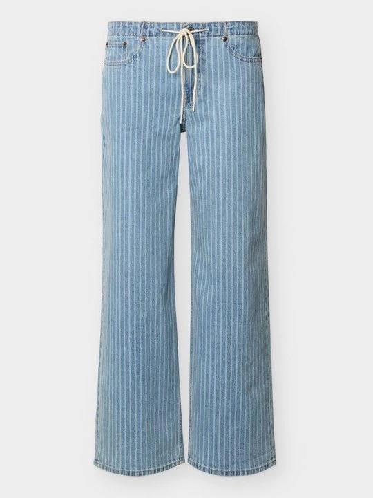 Foto van product Wijde jeans Abercrombie & Fitch lichtblauw denim