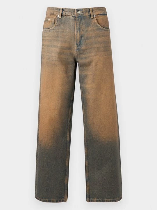Foto van product Wijde jeans EIGHTYFIVE lichtbruin