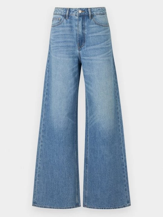 Foto van product Wijde jeans Guess donkerblauw denim