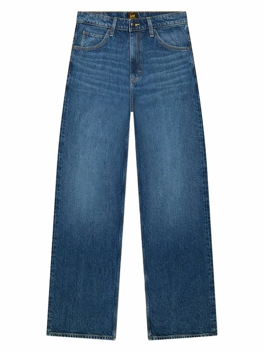 Foto van product Wijde jeans Lee donkerblauw denim