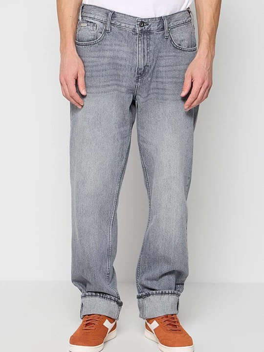 Foto van product Wijde jeans lindbergh grijs