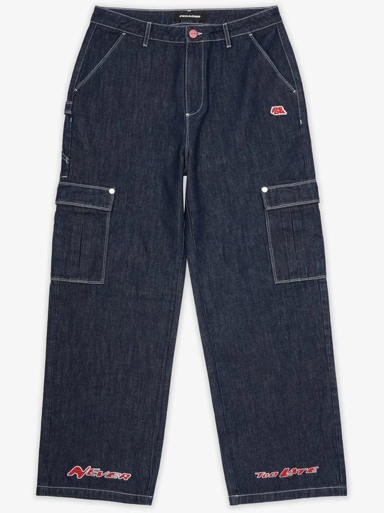 Foto van product Wijde jeans Pegador donkerblauw denim