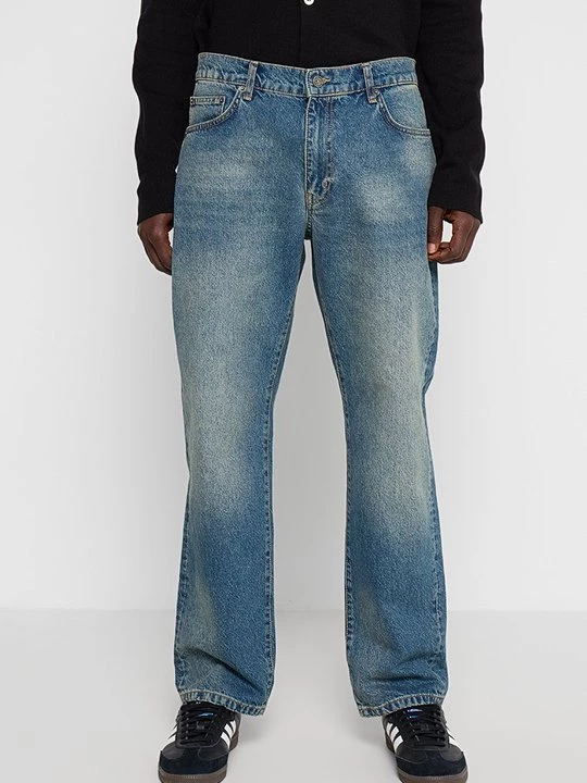 Foto van product Wijde jeans Woodbird blauw