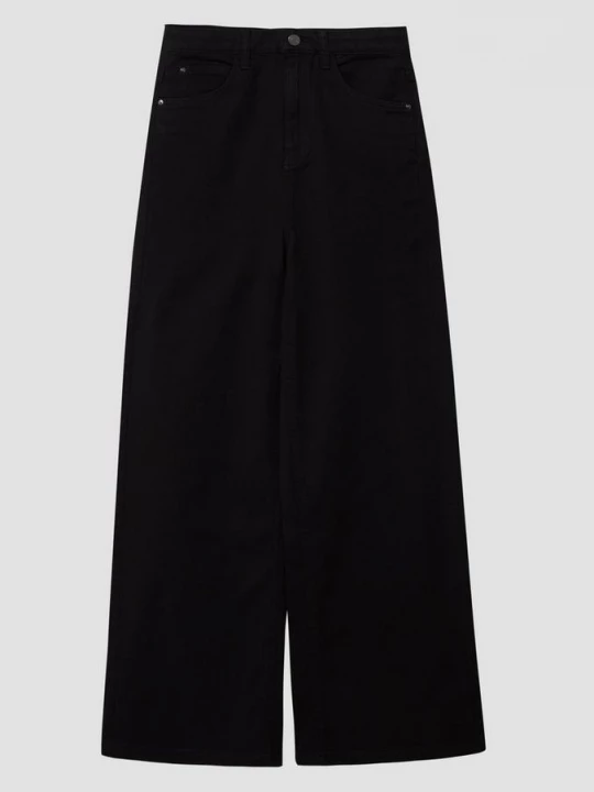 Foto van product Wijde pijpen / Regular Fit / Hoge taille s.Oliver zwart