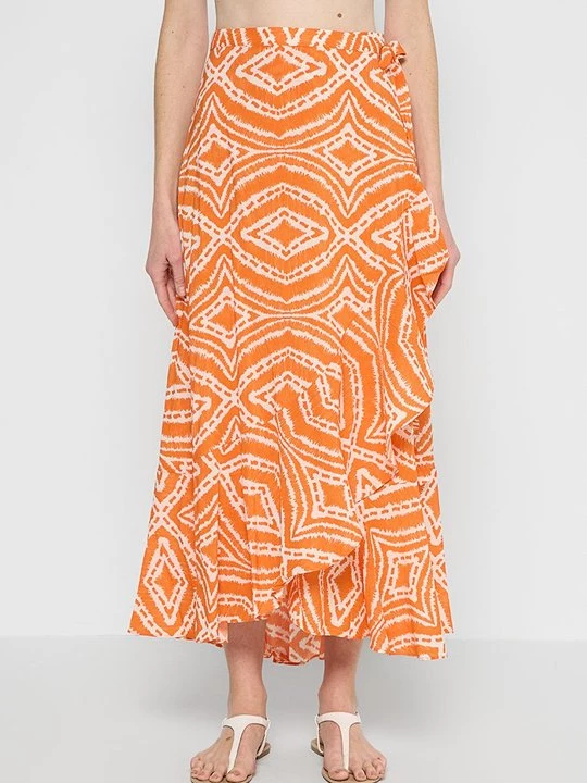 Foto van product Wikkelrok Seafolly oranje