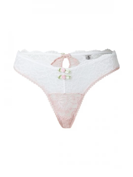 Foto van product WILD LOVERS String 'ELISE' lichtgroen / rosa / wit