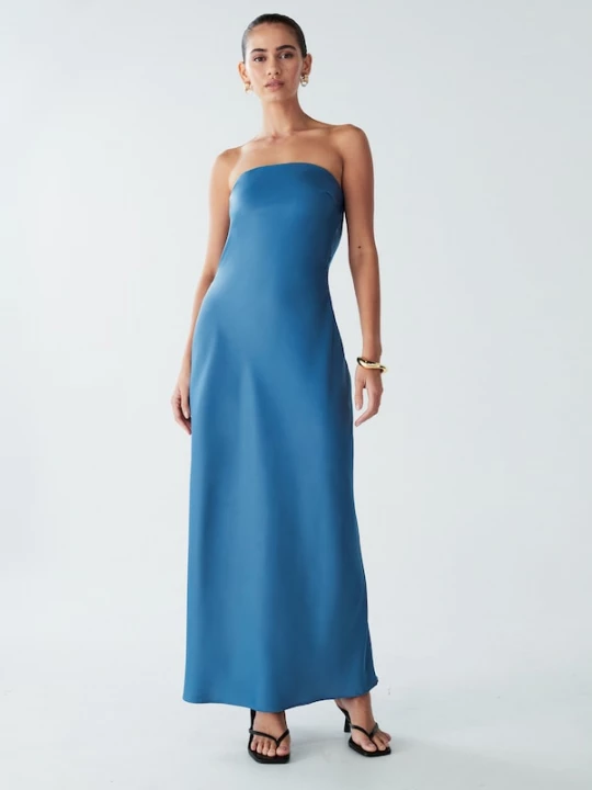 Foto van product Willa Avondjurk 'Darci' blauw