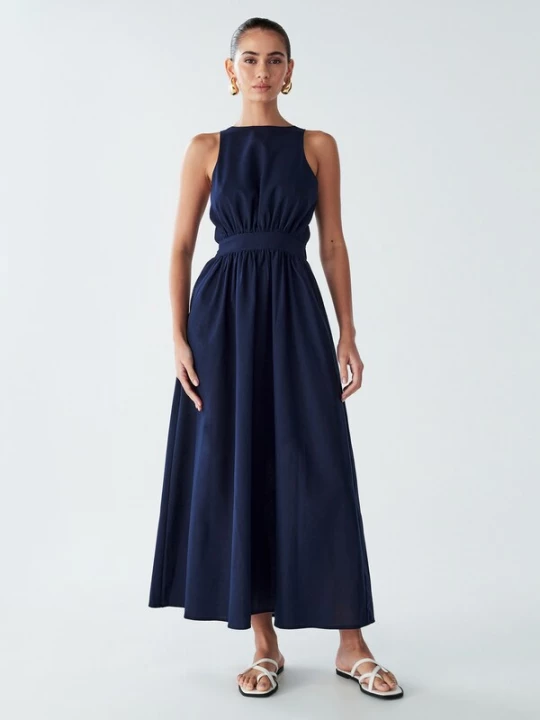 Foto van product Willa Avondjurk 'Liliana' navy