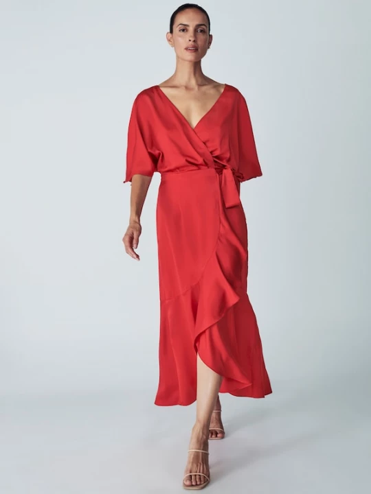 Foto van product Willa Avondjurk 'Mera' rood