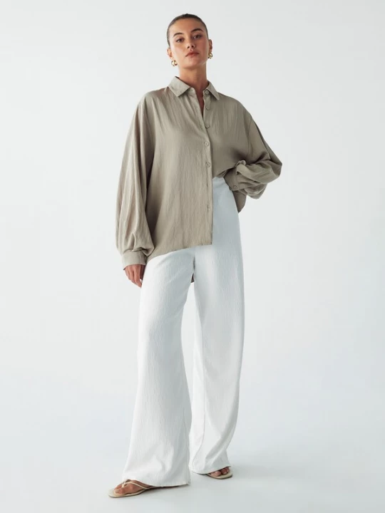 Foto van product Willa Blouse 'VALLE' greige