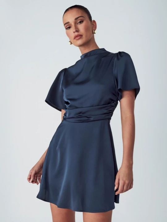 Foto van product Willa Cocktailjurk 'SARAY ' navy