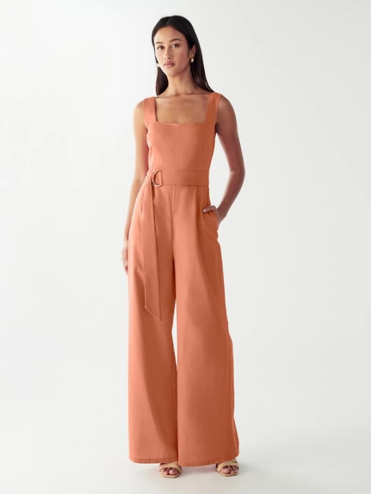 Foto van product Willa Jumpsuit 'Graces' abrikoos